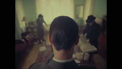 He goes to the bathroom and he
actually scribbles "Gestapo" - Rise of the Nazis