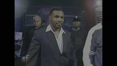 He goes, "They're bringing in Mike Tyson." - Mr. McMahon