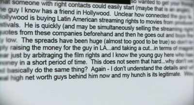 He goes, "Well, I think
I'm gonna do something." - Bad Actor: A Hollywood Ponzi Scheme