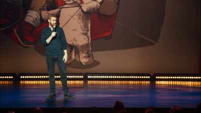He goes, "When I was
in the third grade, - Andrew Santino: Home Field Advantage