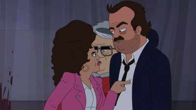 He got away because of you!
- Easy, martinez. - Grimsburg