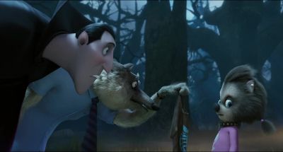 He got into a car. A '86 Fiat. - Hotel Transylvania