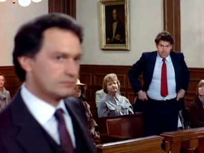 He got himself stuck
in the off-limits stairwell. - Matlock