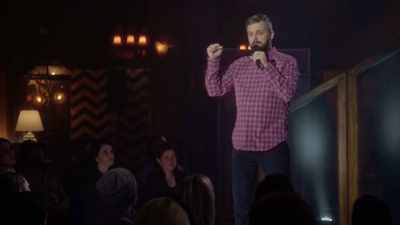 He grabs a mouse, he throws it in there,
he eats it, we all cheer - The Standups