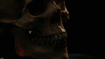 He had this ancient skull, - Open Wide