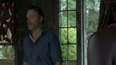 He had me hold it. - The Walking Dead