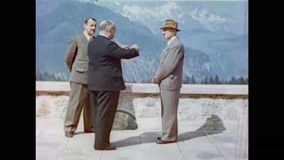 He hadn't made a public appearance - The Hitler Home Movies