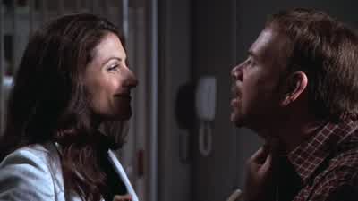 He has a sore throat. - House