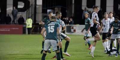 He helps it out wide.
It's all back-- - Welcome to Wrexham