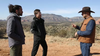 He had his iPhone set
in a joystick holder, - Beyond Skinwalker Ranch