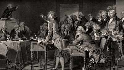 He hoped that
the firebrands in Boston - Benjamin Franklin