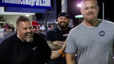 He is human. Oh, my God.
Ryan Martin is human. - Street Outlaws No Prep Kings Team Attack