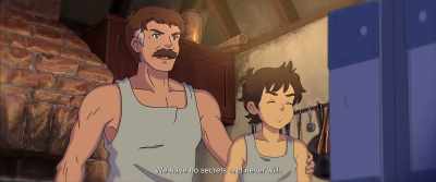 He and I don't keep secrets from each other...
And we never will. - The Glassworker