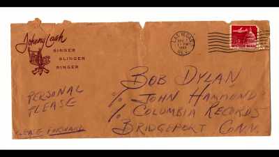 He and I, we were writing
each other letters
before we'd ever met. - Bob Dylan: Odds and Ends