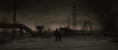 He imagines how things will be at the coast - The Road