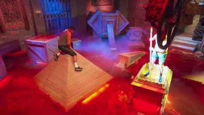 He inserted the staff into the ark - Floor Is Lava