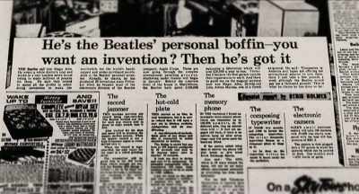 He introduced himself as somebody who was
like Edison and Marconi combined... - The Beatles and India