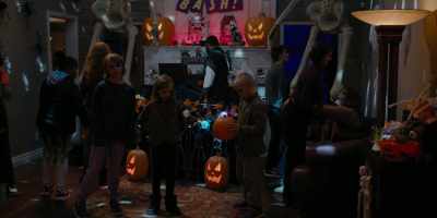 He invited his little
sister, his little brother, - Zombie Town