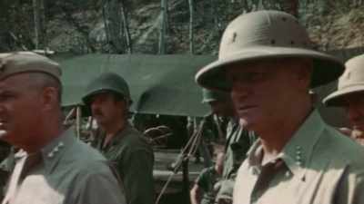 HE IS CONFIDENT THAT THE
AMERICAN PUSH ACROSS THE PACIFIC - The Pacific War in Color
