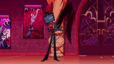 He isn't going anywhere.
So you should...? - Hazbin Hotel