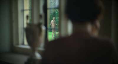 He isn't wearing any clothes, - Men