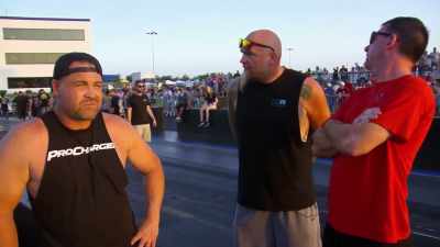 He just gonna dial in her [bleep]
box or whatever and let it go. - Street Outlaws No Prep Kings Team Attack