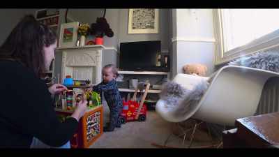 He just had no interest in crawling, - Babies