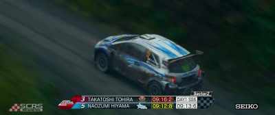 He just passed the second sector in 9 minutes, 12 seconds, 8! - Over Drive