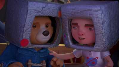 He just said "Lucky"
and they let him straight in. - The Adventures of Paddington