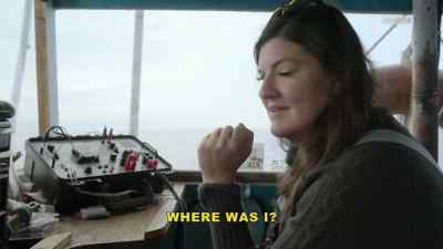 He just said, "Where was I?" - Bering Sea Gold