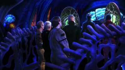 He just wants to gather
the Synthetics and go! - Space Command Redemption