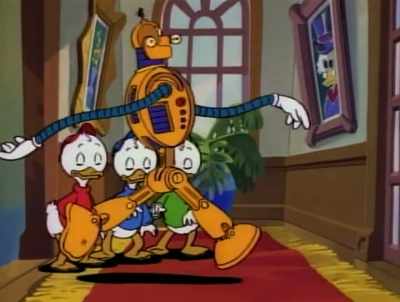 -He keeps it from you!
-[gasps] - DuckTales