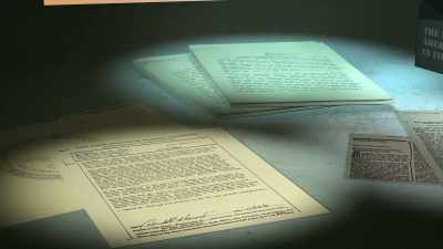 He even kept early drafts of its chapters and clippings - Theaters of War