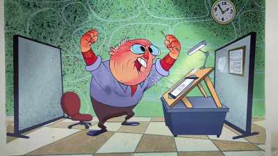 He kept going, "Well,
I have to train all these guys." - Happy Happy Joy Joy: The Ren & Stimpy Story