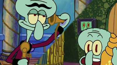 He knew Squidward
didn't have a band, - SpongeBob DocuPants