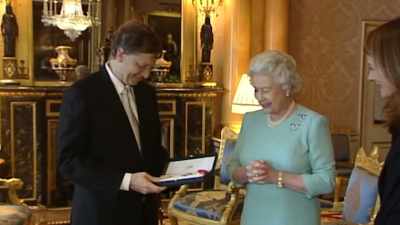 He was knighted as an
Honorary Knight Commander - Tech Billionaires: Bill Gates