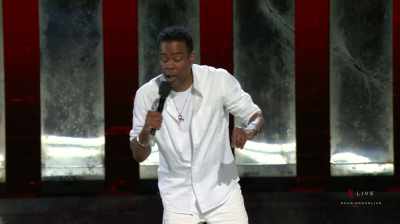 He, you know,
drives an 18-wheeler, is a Raiders fan. - Chris Rock: Selective Outrage