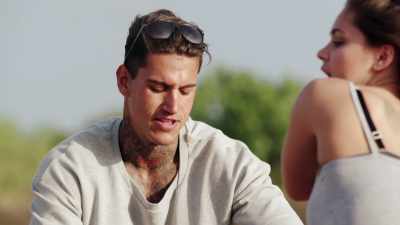 He knows he can't, I mean,
um, he knows I'm, like, - Love Island