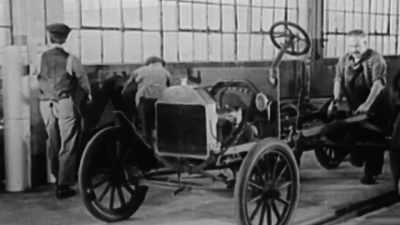 He knows getting Model
Ts off the line faster - The Cars That Made America