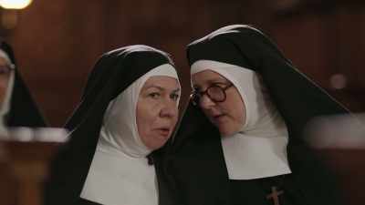  -He knows. He knows.
 -[Sister Boniface whispering] - Sister Boniface Mysteries