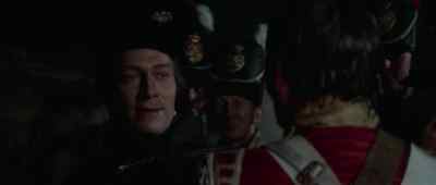 He knows how to defend a hopeless position. 
Uh... raise him to corporal! - Waterloo