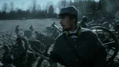 He knows that if the
union breaks this line, - Blood and Fury: America's Civil War