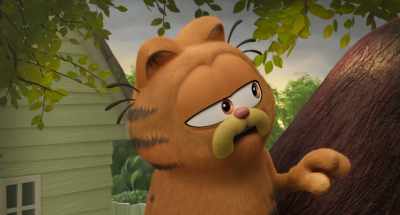 "He left a notch." - The Garfield Movie