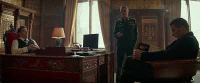 He left the country
this morning - Red Sparrow