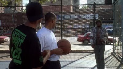 He like Daffy Duck with his beak shot off - Above the Rim
