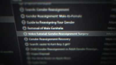  He looked up how to do
 gender reassignment surgery. - Phrogging: Hider in My House