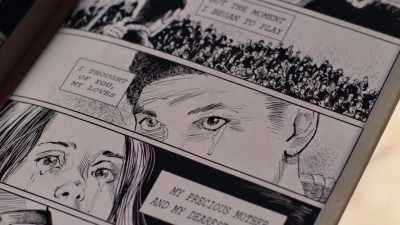 He looked wistful, not once
taking his eyes off 'em. - The Night They Came Home