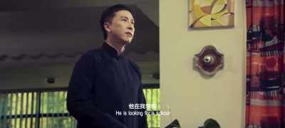 He is looking for a school
for his son to attend in America. - Ip Man 4: The Finale