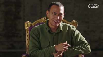 He looks at me
and I look at him, - I Was a Teenage Felon