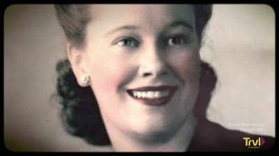 He looks back and Lorraine
is staring like this - Devil's Road: The True Story of Ed and Lorraine Warren